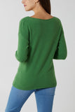 Ribbed Star Jumper For Women  - Dropwear