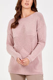 Ribbed Star Jumper For Women  - Dropwear