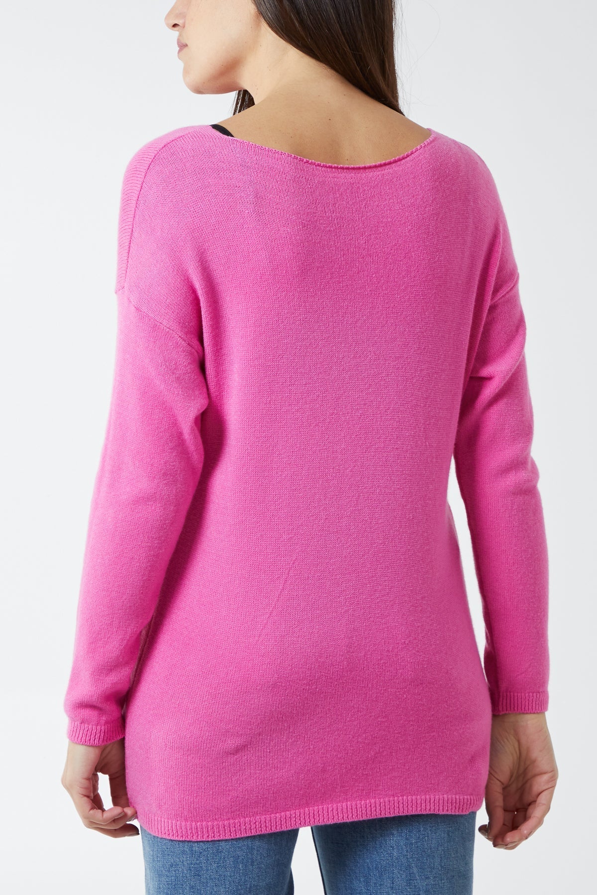 Teal Ribbed Star Jumper For Women ONE SIZE - Dropwear
