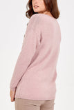 Ribbed Star Jumper For Women  - Dropwear