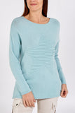 Ribbed Star Jumper For Women  - Dropwear