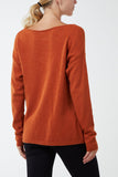Lime Ribbed Star Jumper For Women ONE SIZE - Dropwear