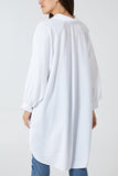 Fuchsia Kiwi Collar Shirt Tunic For Women ONE SIZE - Dropwear