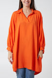 Kiwi Collar Shirt Tunic For Women  - Dropwear