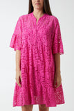 White Angel Sleeve Tiered Lace Dress For Women ONE SIZE - Dropwear