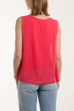 Pleated Necklace Vest For Women  - Dropwear