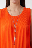 Nude Pleated Necklace Vest For Women ONE SIZE - Dropwear