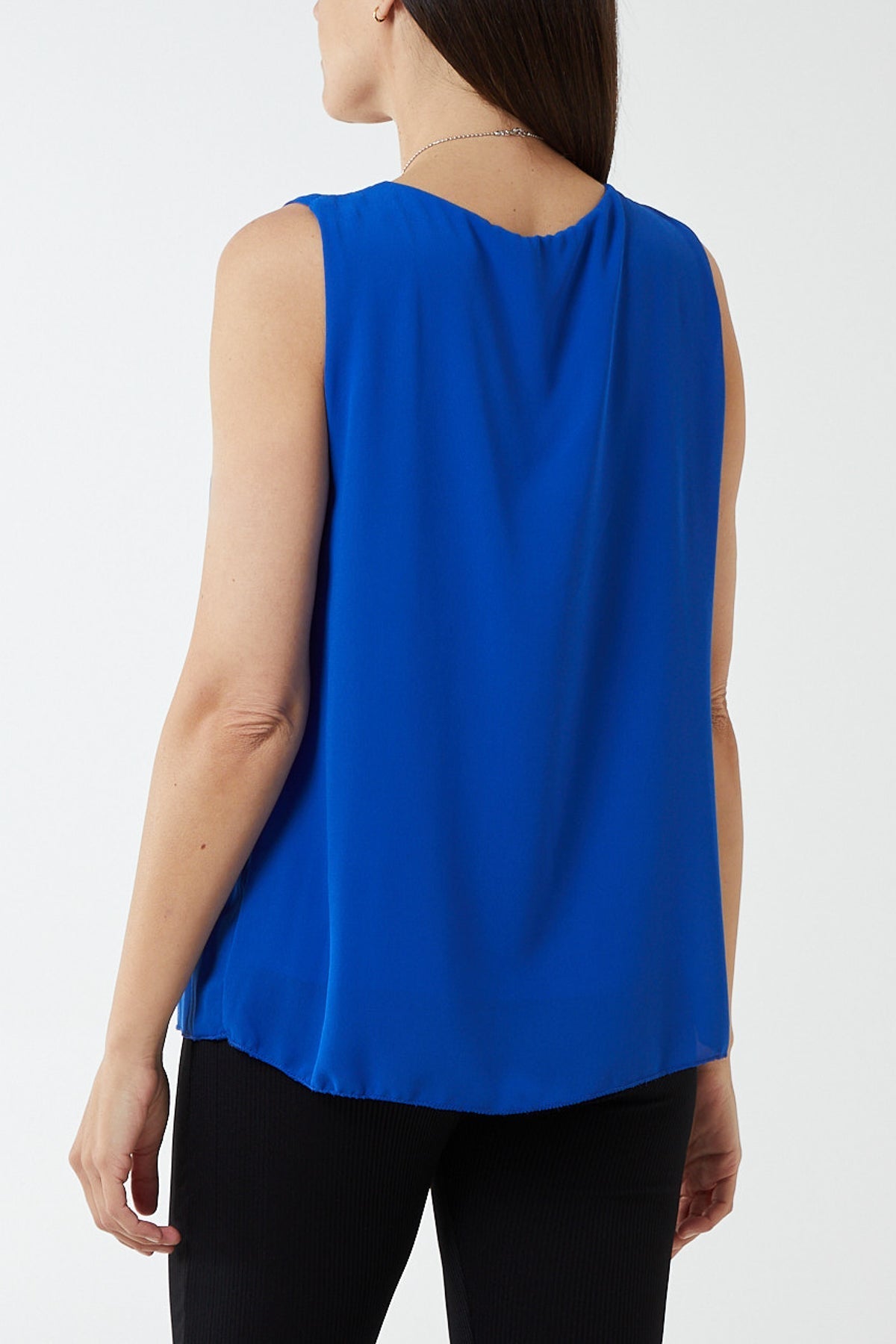 Pleated Necklace Vest For Women  - Dropwear