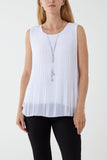 Pleated Necklace Vest For Women  - Dropwear
