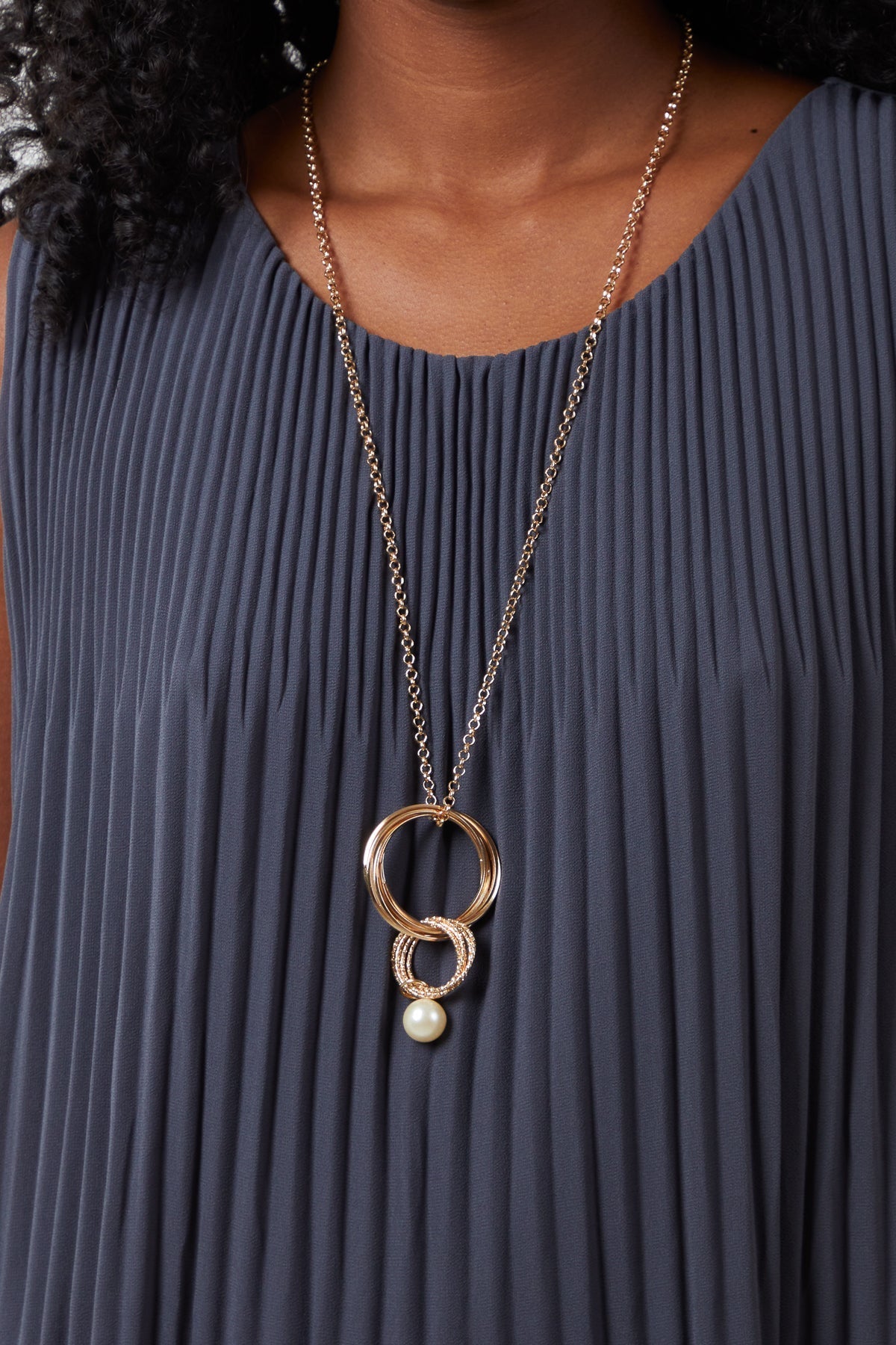 Pleated Necklace Vest For Women  - Dropwear