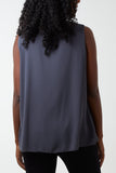Pleated Necklace Vest For Women  - Dropwear