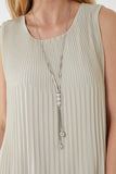 Pleated Necklace Vest For Women  - Dropwear