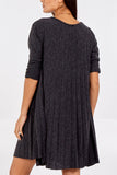 Pleated Necklace Dress For Women  - Dropwear