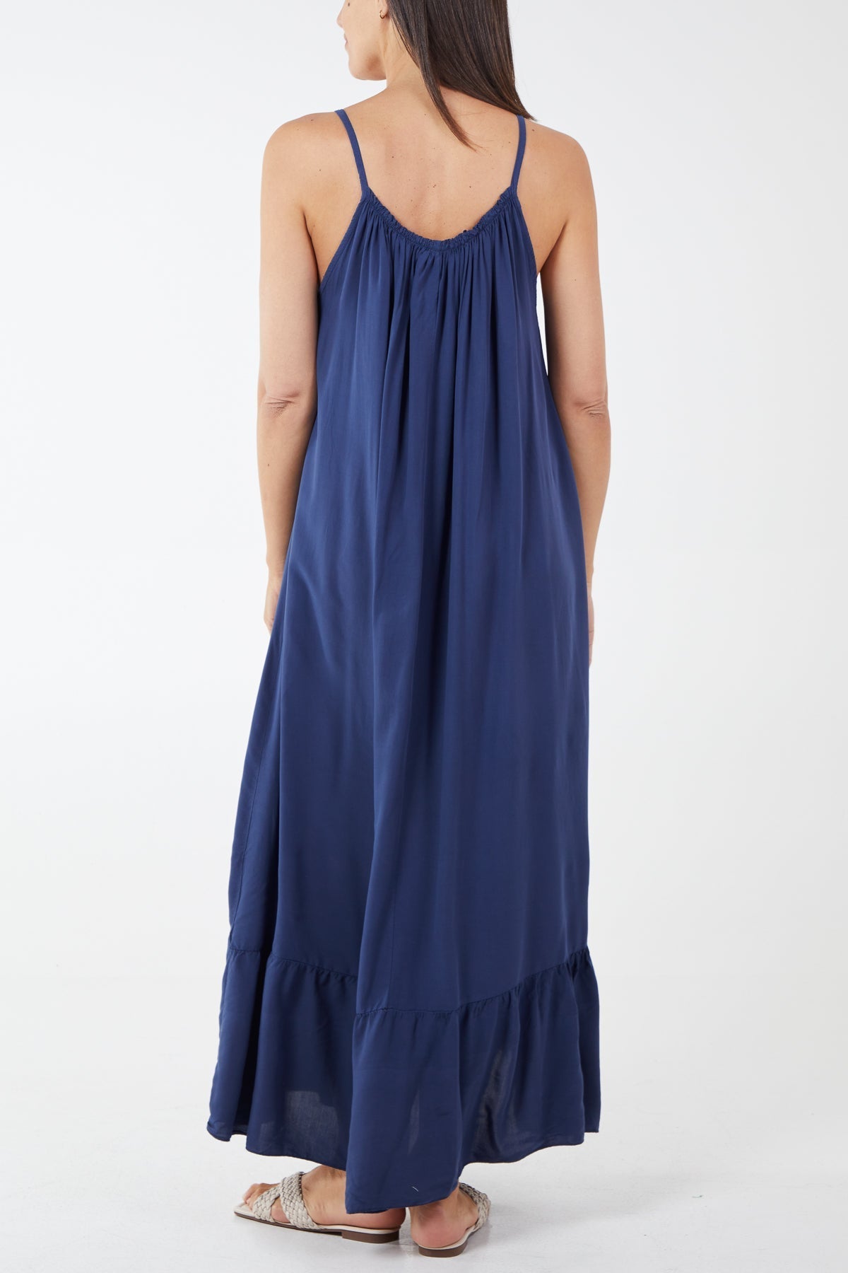 Jade Cami Strap Relaxed Tiered Maxi Dress For Women ONE SIZE - Dropwear