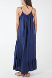 Jade Cami Strap Relaxed Tiered Maxi Dress For Women ONE SIZE - Dropwear