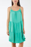 Cami Strap Tiered Smock Dress For Women  - Dropwear