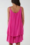 Jade Double Layer Cami Strap Dress For Women ONE SIZE - Dropwear
