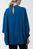 High Neck Batwing Sleeve Blouse For Women  - Dropwear