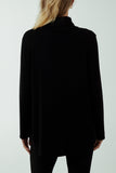 Roll Neck Fine Knit Jumper For Women  - Dropwear