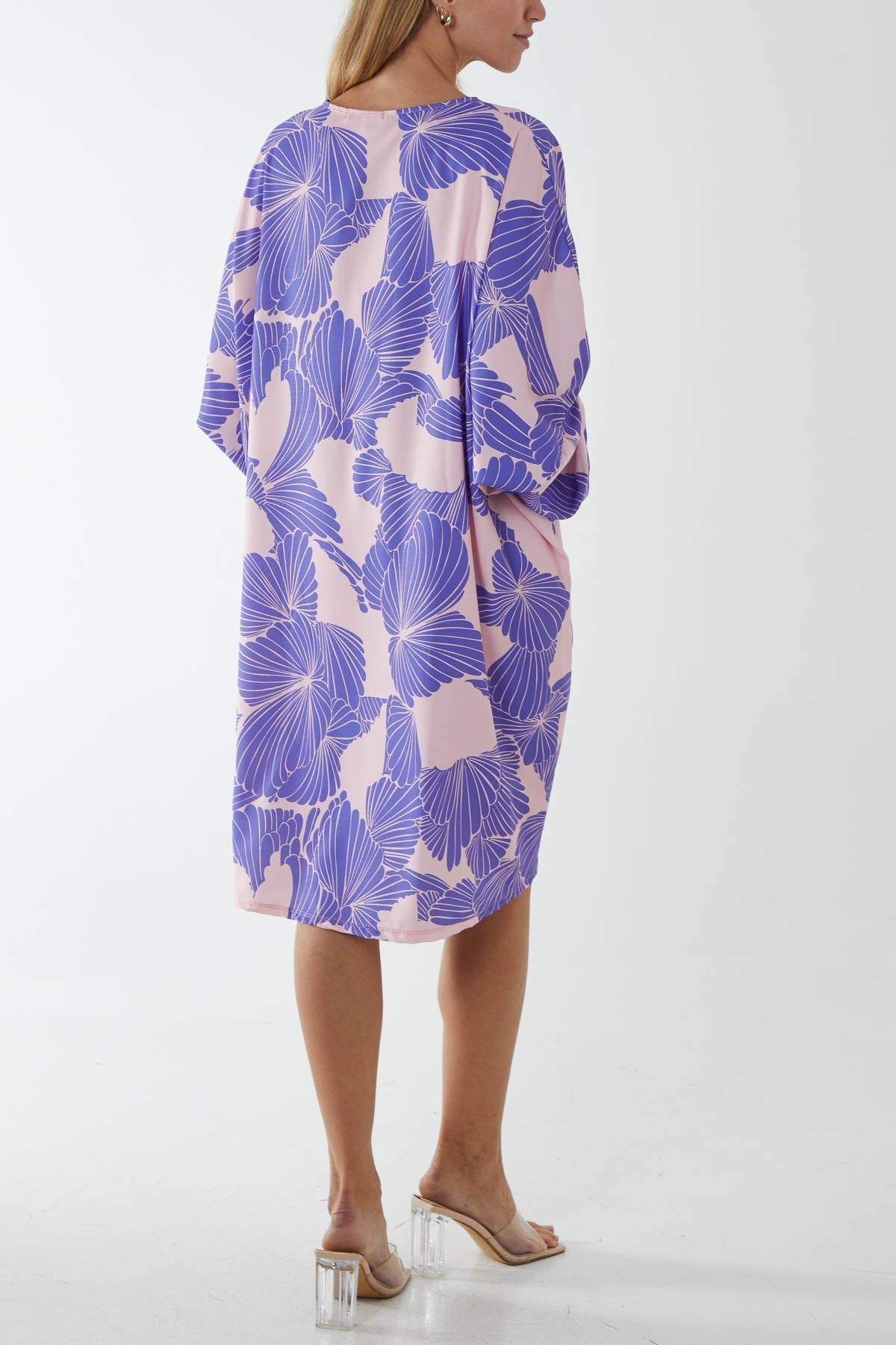 Sage Floral Twisted Front Midi Dress For Women ONE SIZE - Dropwear