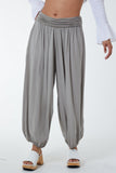 Navy Harem Jersey Waistband Trousers For Women ONE SIZE - Dropwear