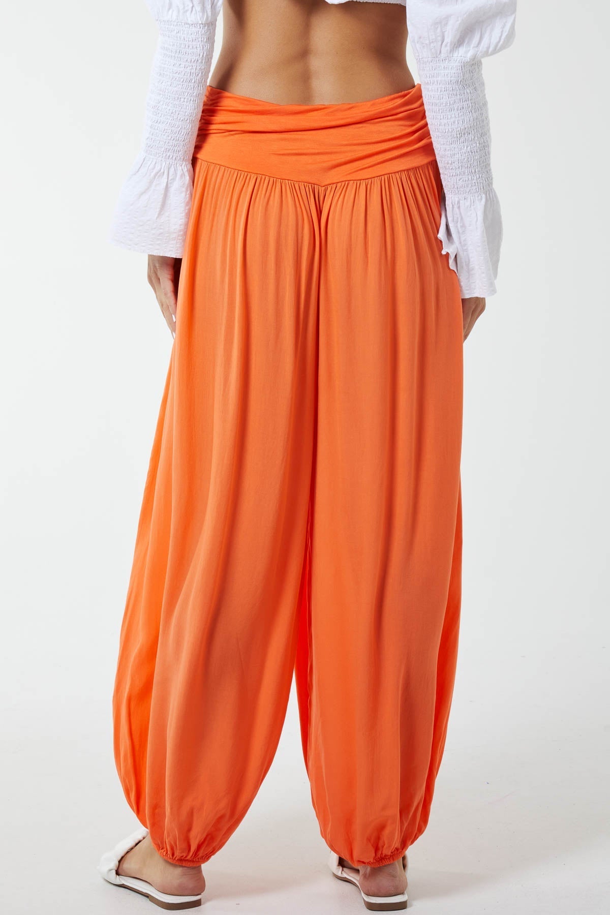 Harem Jersey Waistband Trousers For Women  - Dropwear