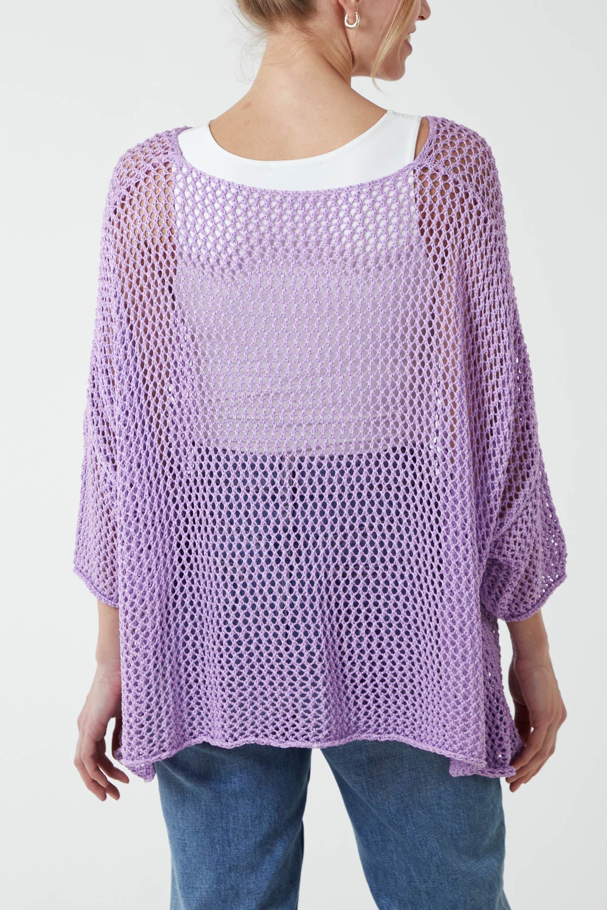 Two Pocket Crochet Blouse For Women  - Dropwear