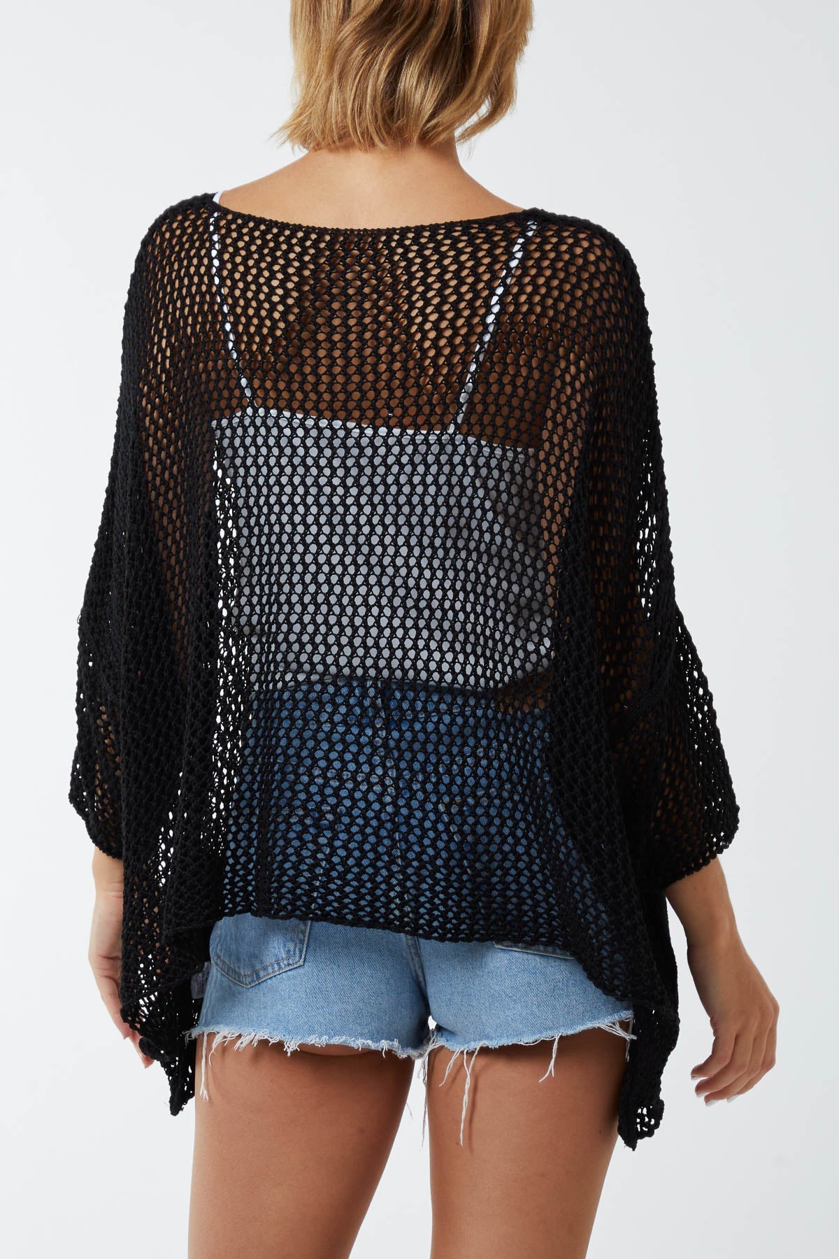 Two Pocket Crochet Blouse For Women  - Dropwear