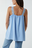Lace Cami V Neck Top For Women  - Dropwear