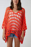 Oversized Diamond Crochet Blouse For Women  - Dropwear