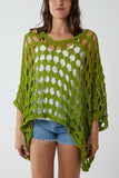 Oversized Diamond Crochet Blouse For Women  - Dropwear