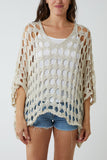 Oversized Diamond Crochet Blouse For Women  - Dropwear