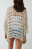 Oversized Diamond Crochet Blouse For Women  - Dropwear