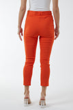 Pin Tuck Belted Capri Trousers For Women  - Dropwear