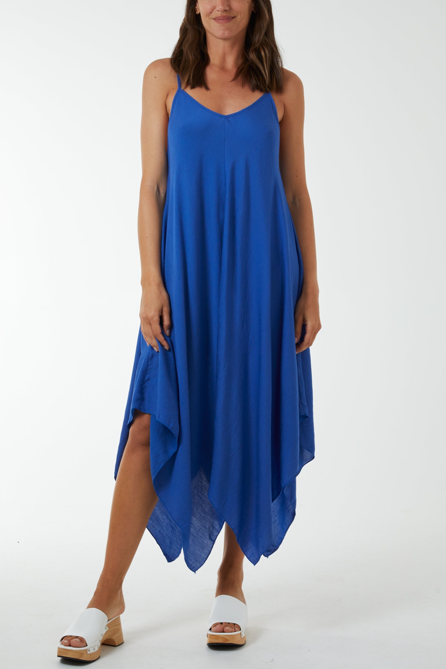 Hanky Hem Cami Dress For Women  - Dropwear
