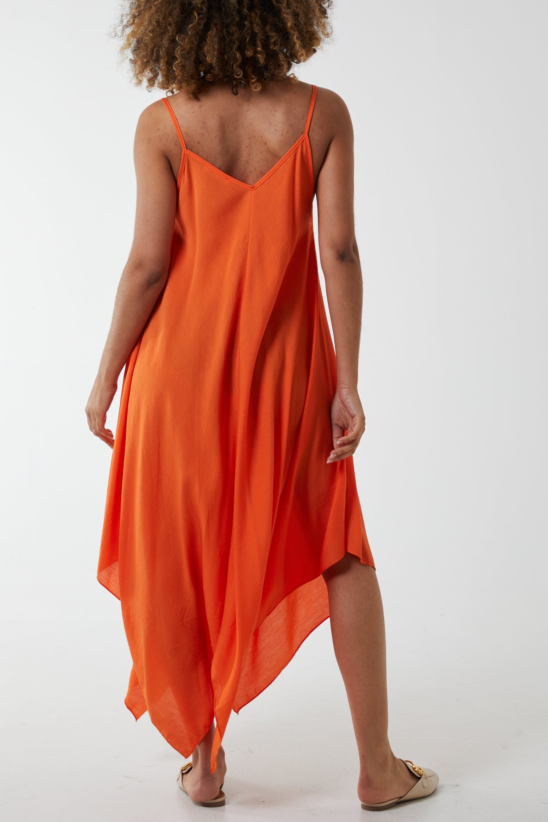 Hanky Hem Cami Dress For Women  - Dropwear