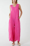 Linen Sleeveless Jumpsuit For Women  - Dropwear