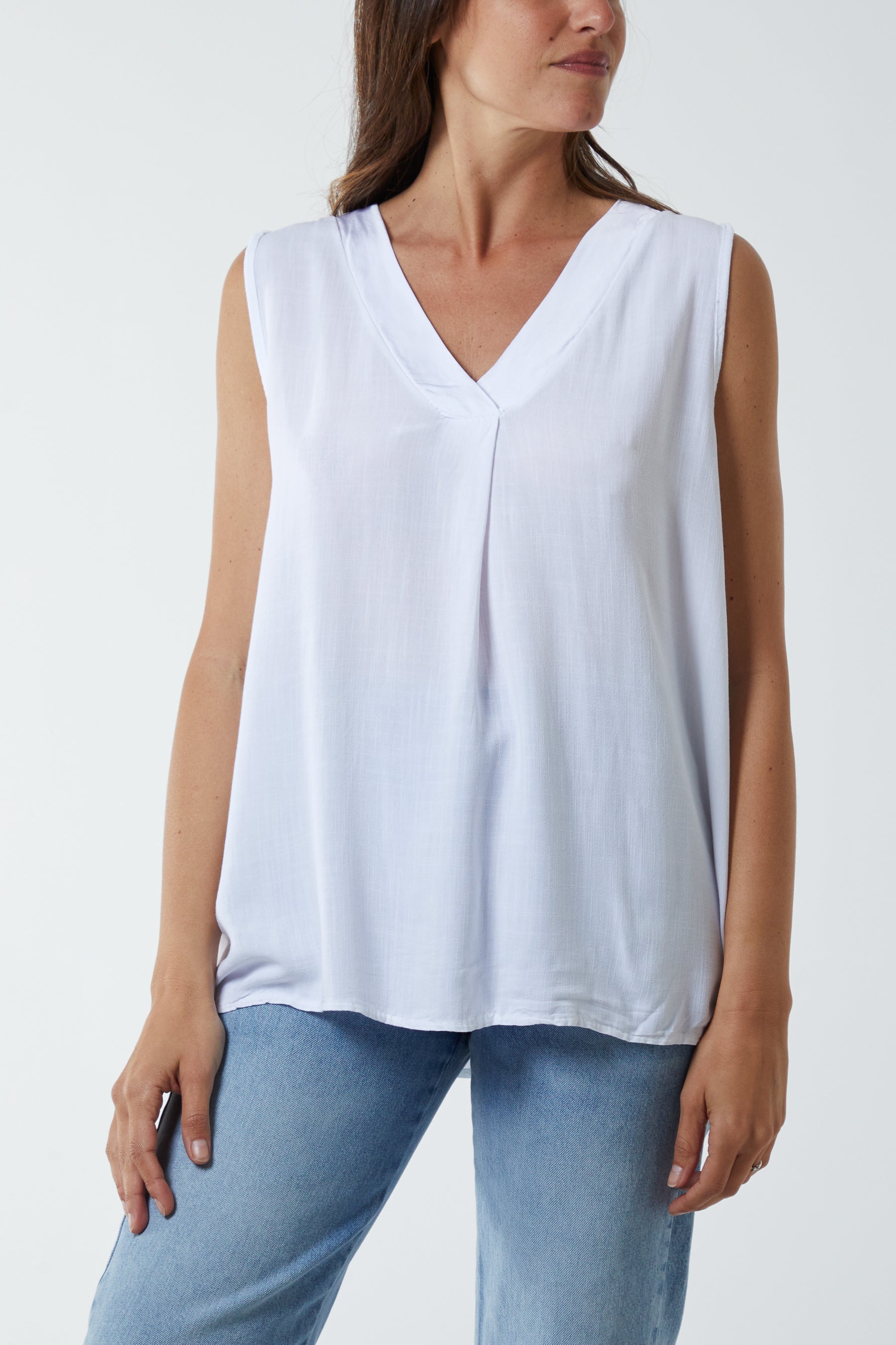Kiwi Collar Satin Trim Vest For Women  - Dropwear
