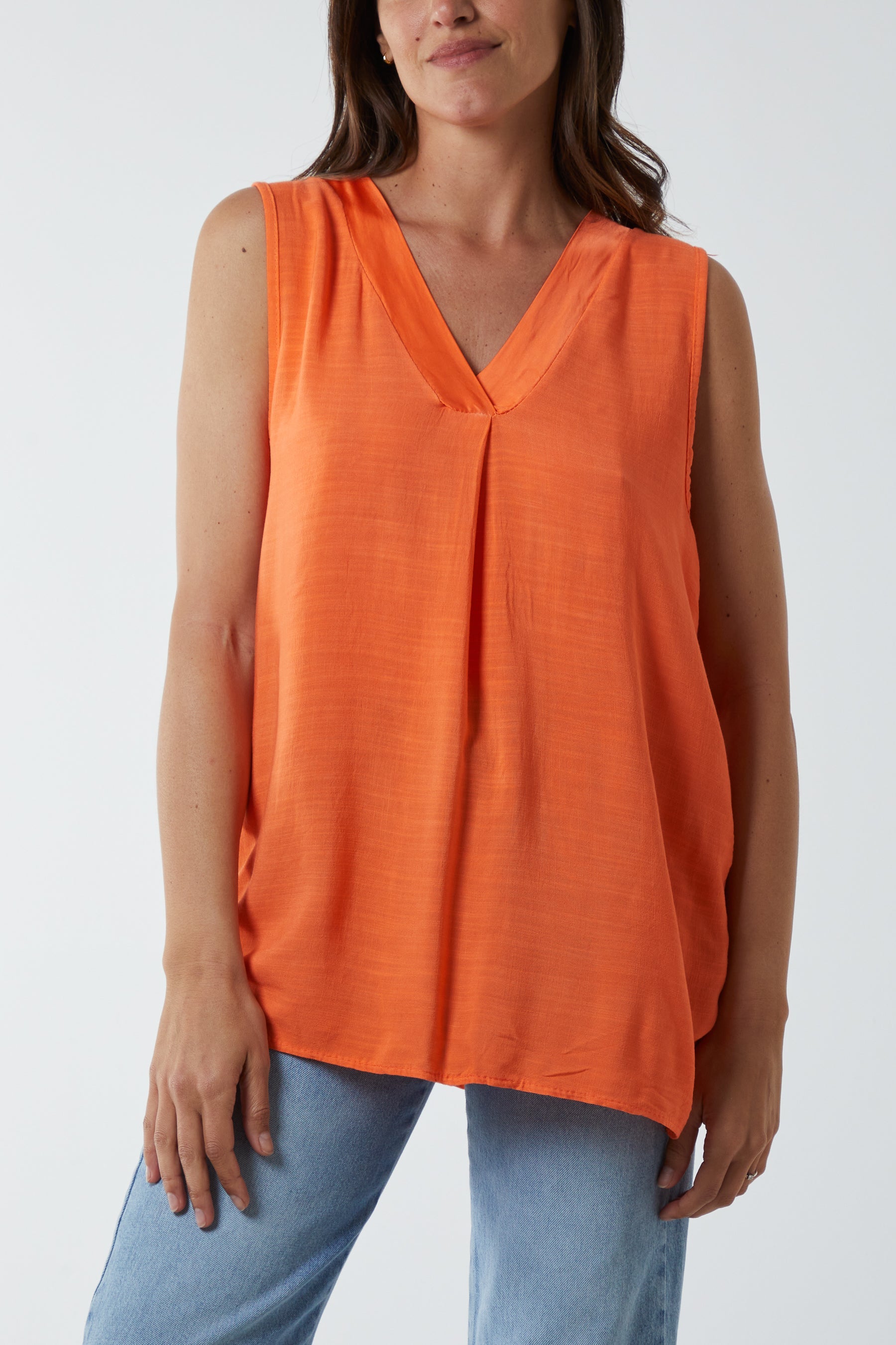 Kiwi Collar Satin Trim Vest For Women  - Dropwear