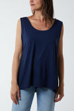 Double Layer Scoop Vest For Women  - Dropwear