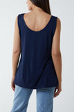 Double Layer Scoop Vest For Women  - Dropwear