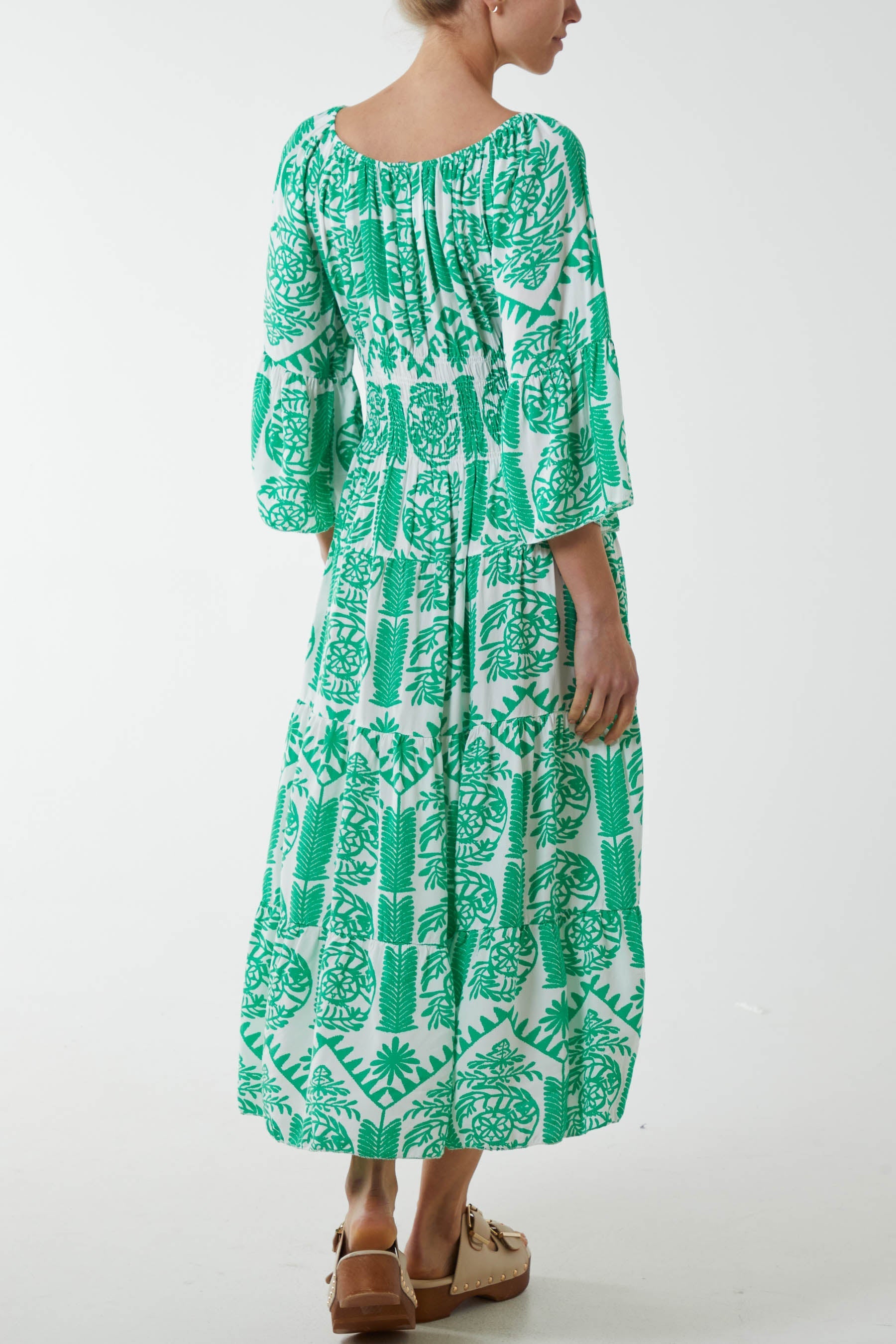 Gypsy Barot Baroque Button Dress For Women  - Dropwear