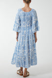 Bubblegum Pink Gypsy Barot Baroque Button Dress For Women ONE SIZE - Dropwear