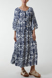 Gypsy Barot Baroque Button Dress For Women  - Dropwear