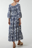Gypsy Barot Baroque Button Dress For Women  - Dropwear