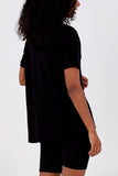 French Terry Super Soft Basic T-Shirt For Women  - Dropwear