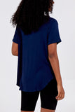 French Terry Super Soft Basic T-Shirt For Women  - Dropwear