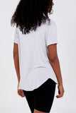 French Terry Super Soft Basic T-Shirt For Women  - Dropwear