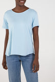 Coral French Terry Super Soft Basic T-Shirt For Women ONE SIZE - Dropwear