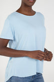 Bubblegum Pink French Terry Super Soft Basic T-Shirt For Women ONE SIZE - Dropwear